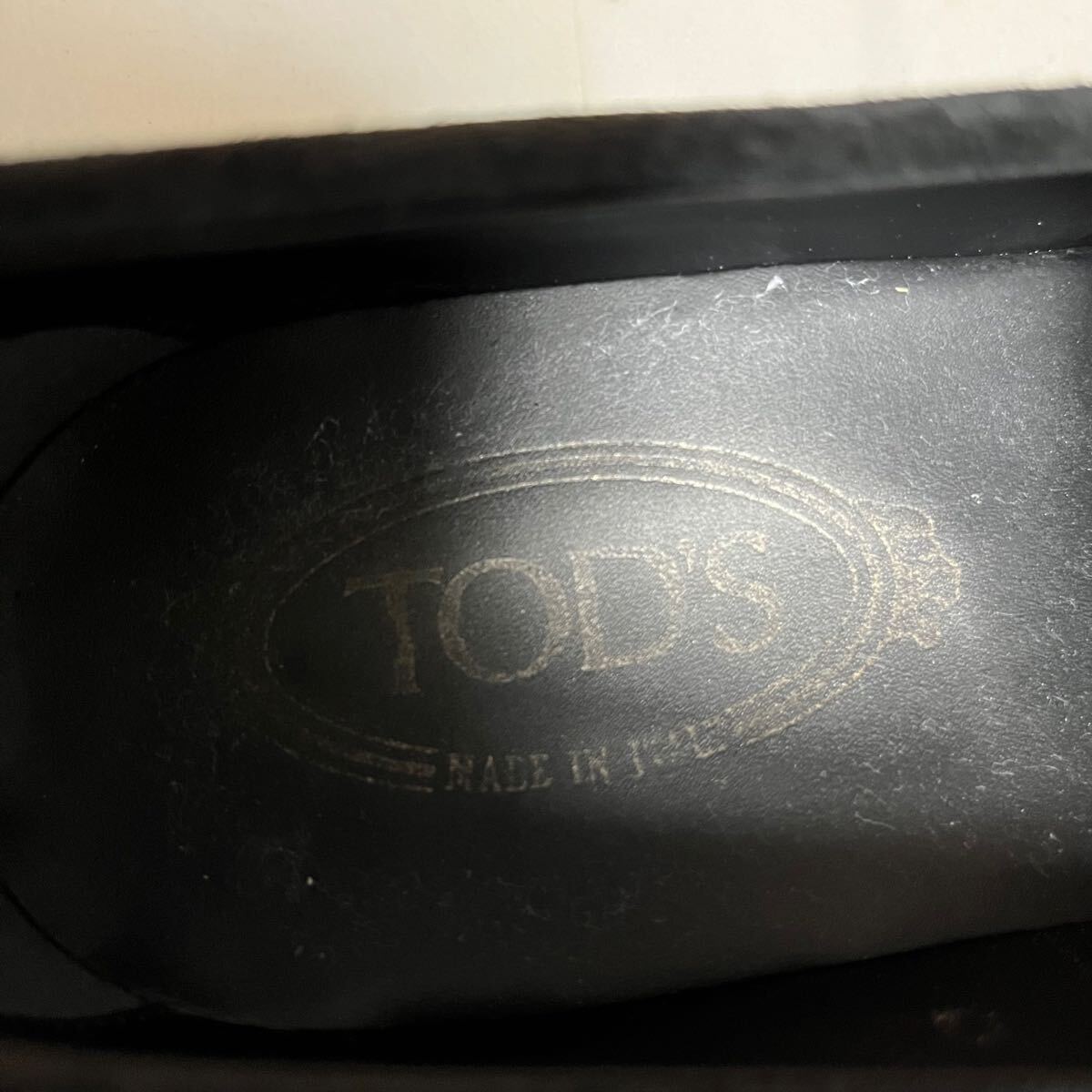 2回のみ着用 TOD'S ブラックスエードタッセルローファー(UK5 5 2回のみ着用 TOD'S ブラックスエードタッセルローファー(UK5 5