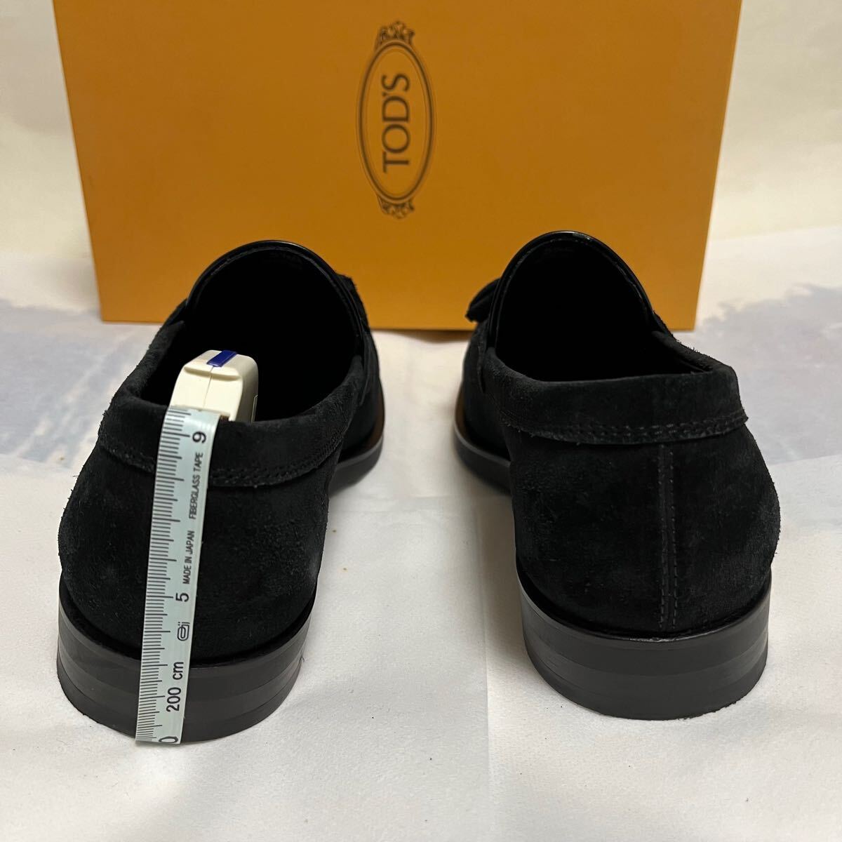 2回のみ着用 TOD'S ブラックスエードタッセルローファー(UK5 5 2回のみ着用 TOD'S ブラックスエードタッセルローファー(UK5 5