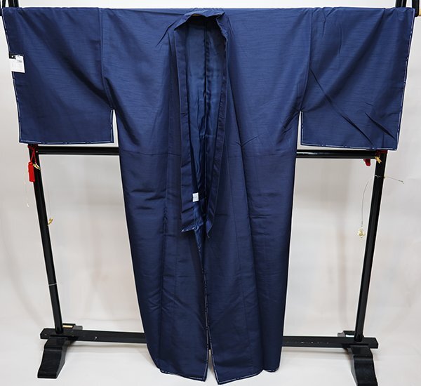  кимоно длина надеты одиночный товар . темно-синий цвет мужской S/M/L/LL/3L размер . inserting возможно новый товар ( АО ) дешево рисовое поле магазин NO29660-1