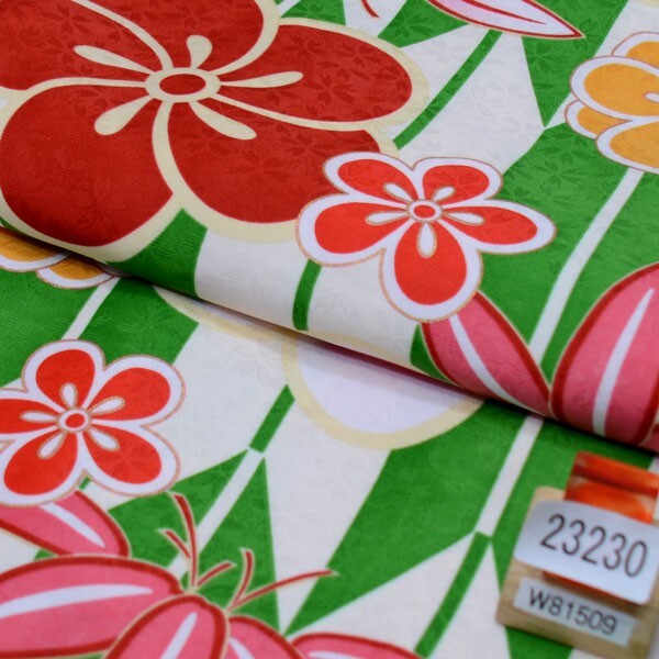  кимоно hakama комплект Junior для . исправление 135cm~143cm желтый зеленый цвет цветок .. hakama модификация возможность церемония окончания . пожалуйста новый товар ( АО ) дешево рисовое поле магазин NO23230