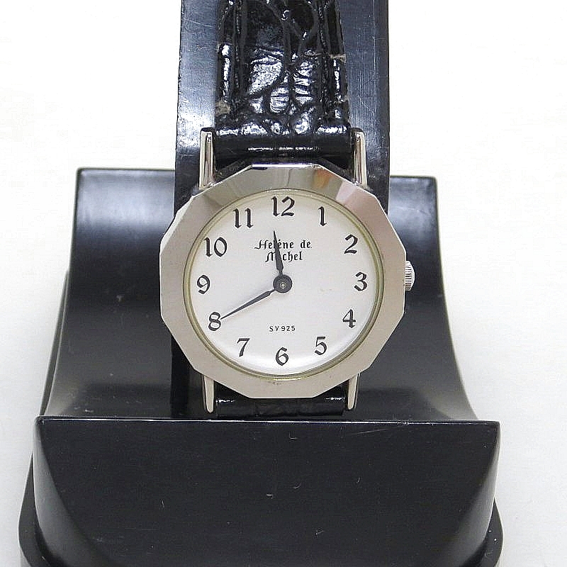 IW-7928R Helene Michel wristwatch silver 925 battery replaced operation guarantee attaching 