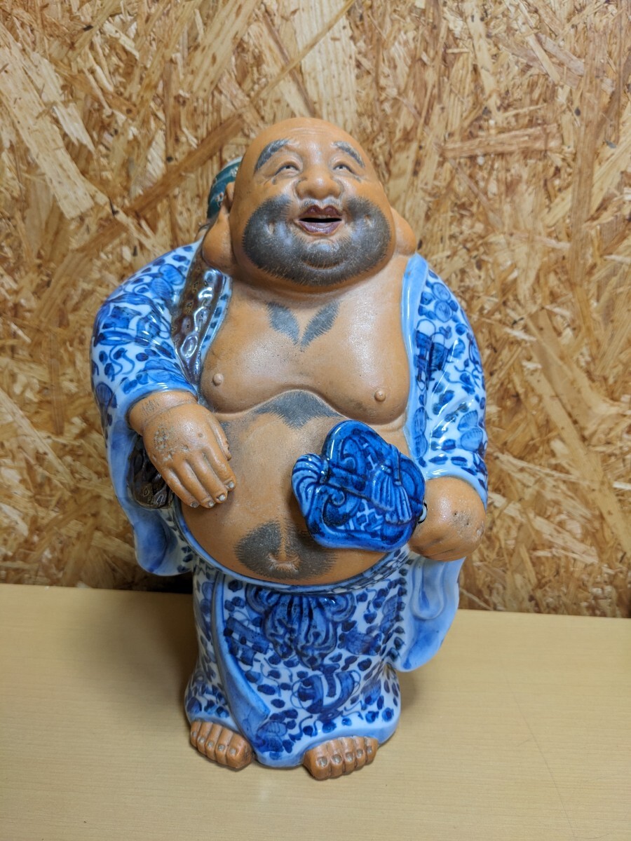 九谷 布袋様 七福神 布袋さん 大黒様 九谷焼 置物 オブジェ 九谷 布袋様 七福神 布袋さん 大黒様 九谷焼 置物 オブジェ