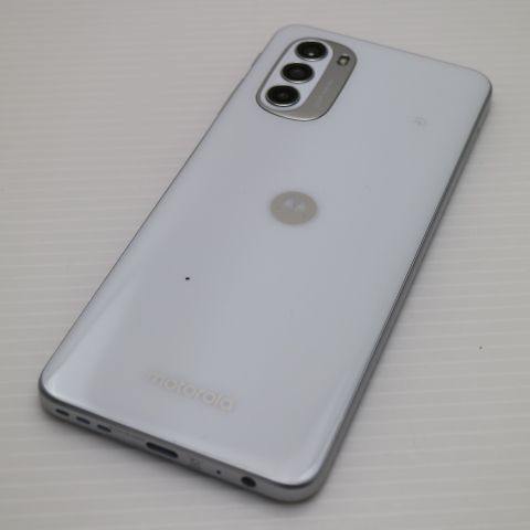 新品同様 SIMフリー moto g52j 5G パールホワイト スマホ 白ロム 新品同様 SIMフリー moto g52j 5G パールホワイト スマホ 白ロム