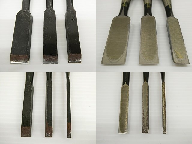 ○ 未使用!本職用 のみ 大内鑿 追入鑿 10本セット!! 検) 鑿 刃物 ○ 未使用!本職用 のみ 大内鑿 追入鑿 10本セット!! 検) 鑿 刃物