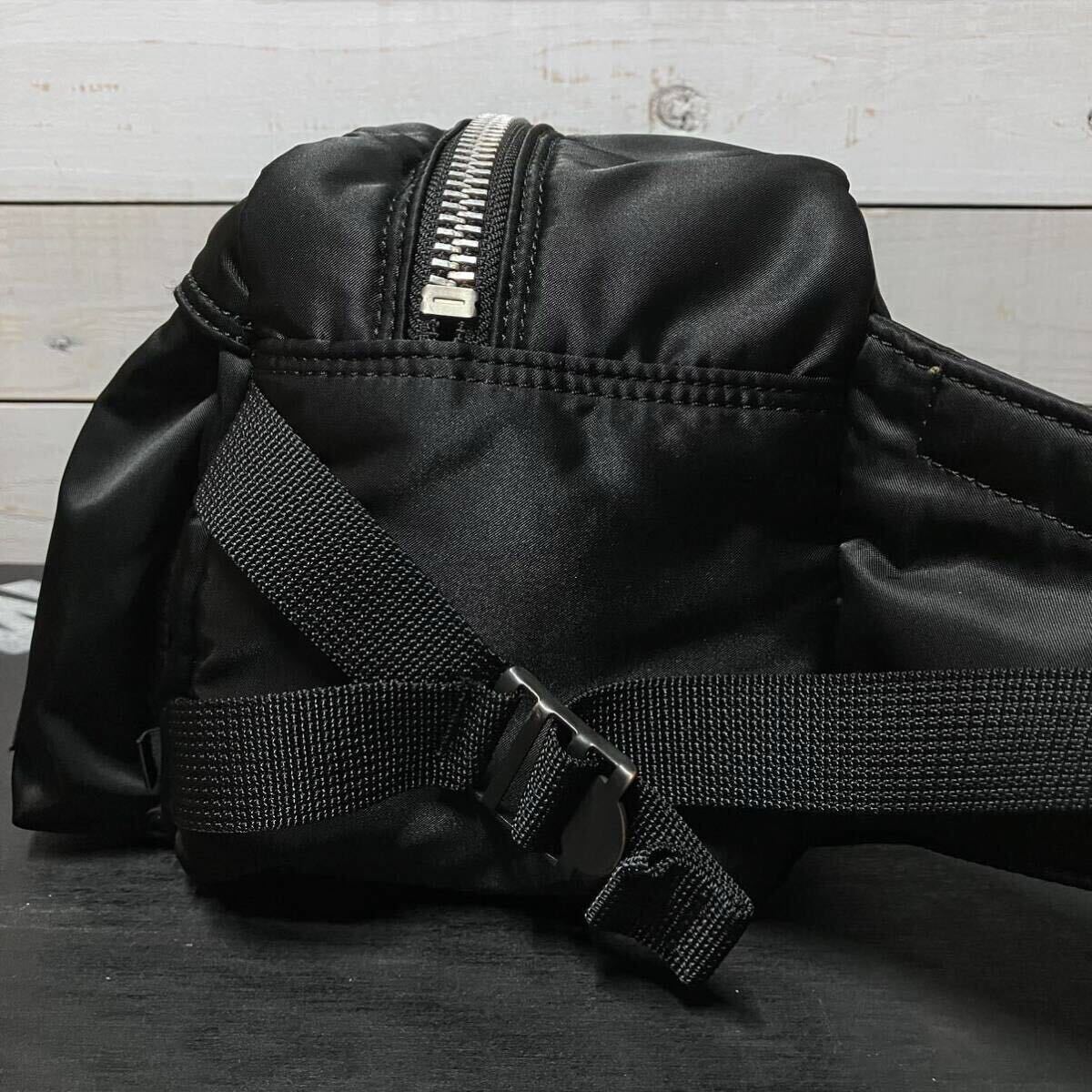 PORTER STUSSY WAIST SHOULDER BAG TANKER BLACK 吉田カバン PORTER STUSSY WAIST SHOULDER BAG TANKER BLACK 吉田カバン