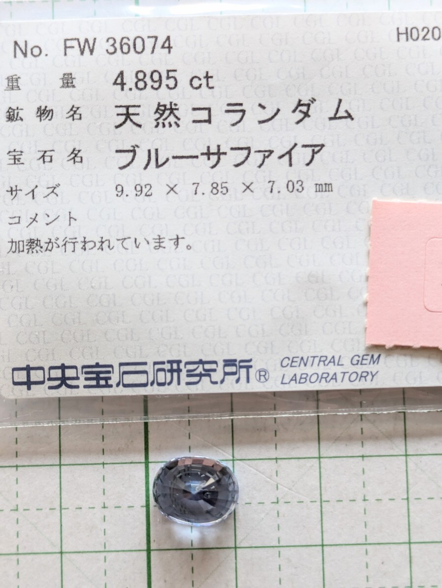透明感のある青色が美しい!天然コランダム/ブルーサファイア 透明感のある青色が美しい!天然コランダム/ブルーサファイア