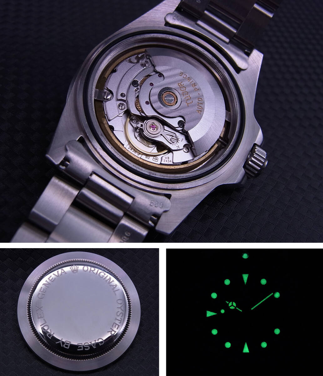 TUDOR ヴィンテージカスタム Ref.79090 盾サブ インデックス白 5 TUDOR ヴィンテージカスタム Ref.79090 盾サブ インデックス白 5