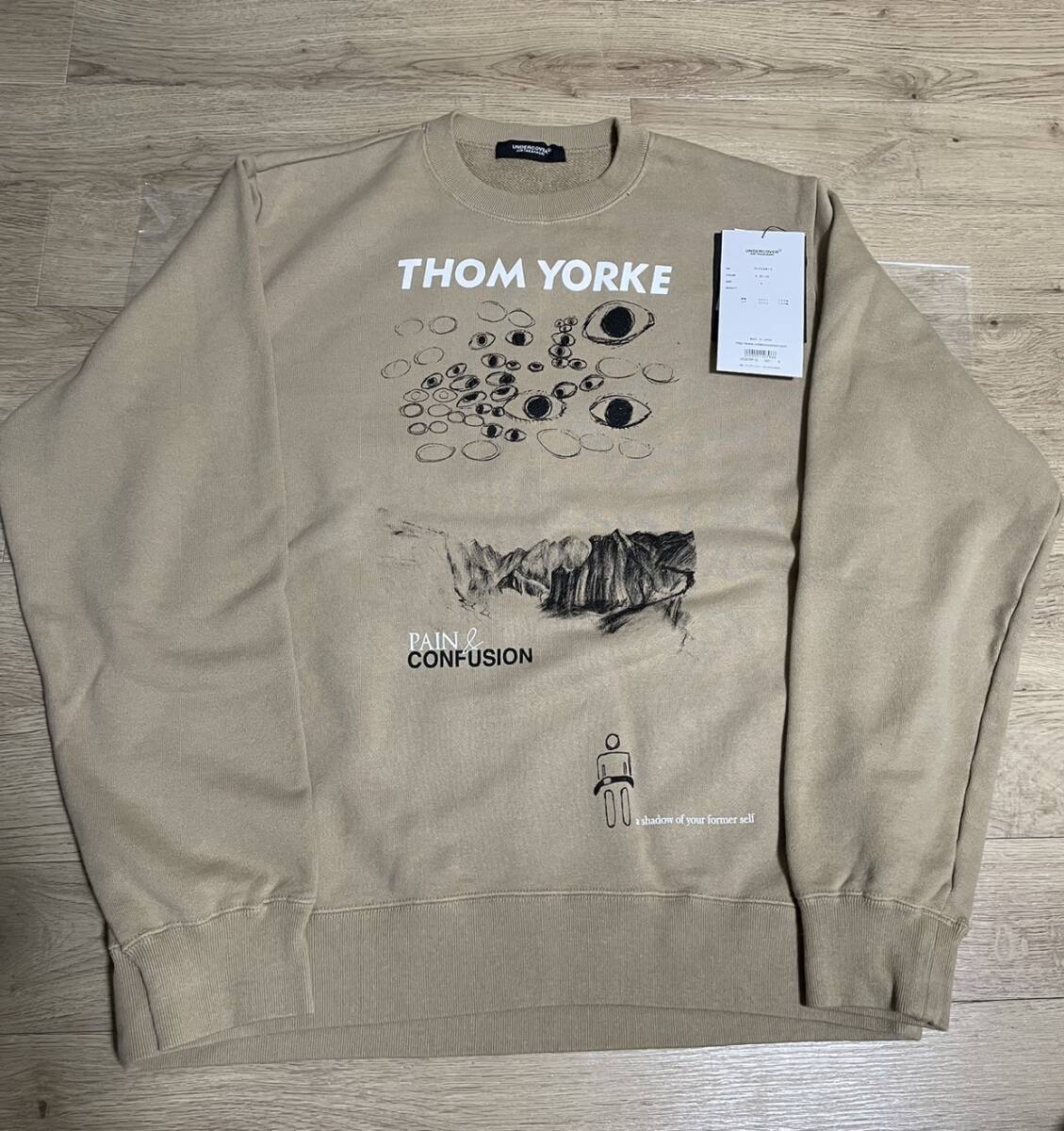 即完売！Thom Yorke × UNDERCOVER スウェット　サイズ5 黒 即完売！Thom Yorke × UNDERCOVER スウェット サイズ5 黒