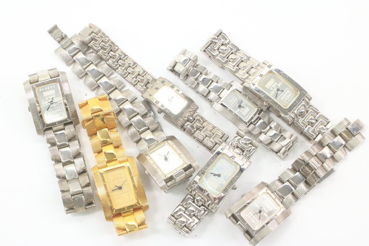 美品 CREDIT SUISSE 999.0 インゴット ゴールド 腕時計 スクエア クレディ スイス  Credit suisse one once Fine Gold 999-9 製造番号 358193 クレディ