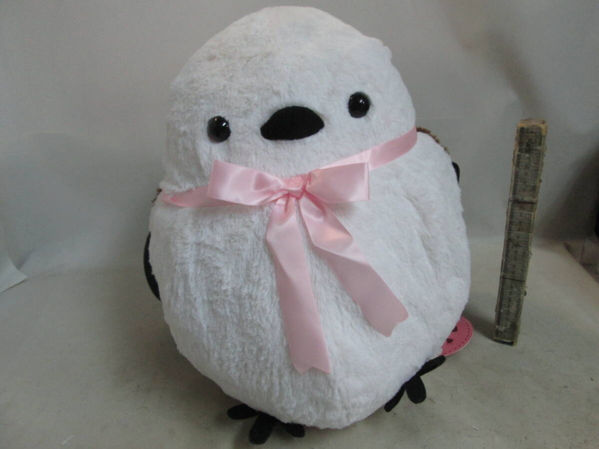 シマエナガ ぬいぐるみ BIGぬいぐるみ H45cm 送料は商品説明欄に記入
