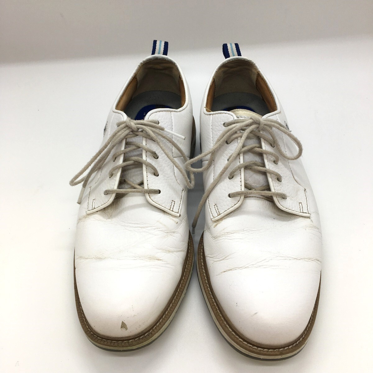 ◎◎ FOOT JOY フットジョイ プレミアシリーズ フィールド Field 54355 ホワイト シューズ サイズ7 1/2 汚れあり 傷や汚れあり