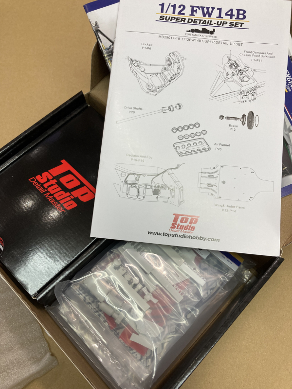 TOP STUDIO MD29018 タミヤ用 1/12 ウィリアムズ FW-14B TOP STUDIO MD29018 タミヤ用 1/12 ウィリアムズ FW-14B