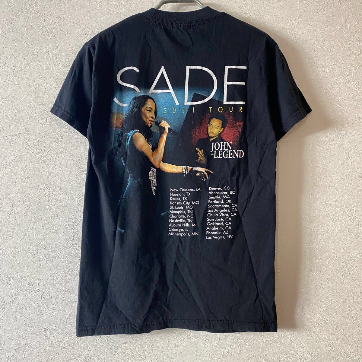 大人気 古着 Y2K 00s SADE 2011 Tour Tee S Black Soldier Of 大人気 古着 Y2K 00s SADE 2011 Tour Tee S Black Soldier Of