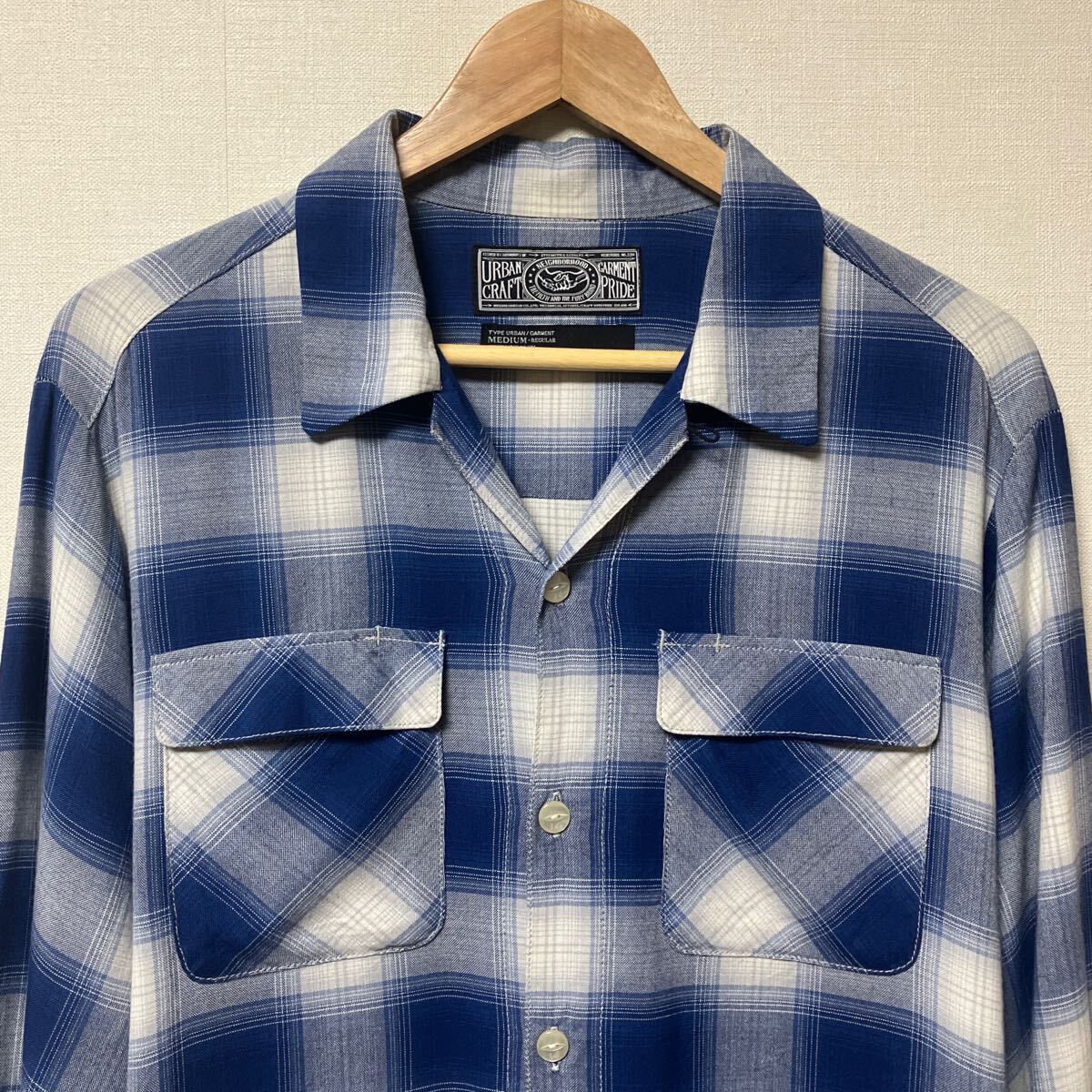 美品 NEIGHBORHOOD ネイバーフッド オンブレチェックシャツ 美品 NEIGHBORHOOD ネイバーフッド オンブレチェックシャツ