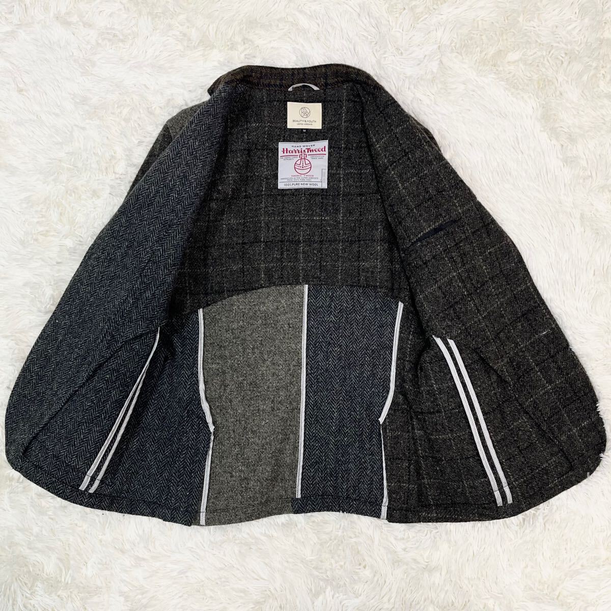 名作】BEAUTY&YOUTH×HARRIS TWEED クレイジーパターン 名作】BEAUTY&YOUTH×HARRIS TWEED クレイジーパターン