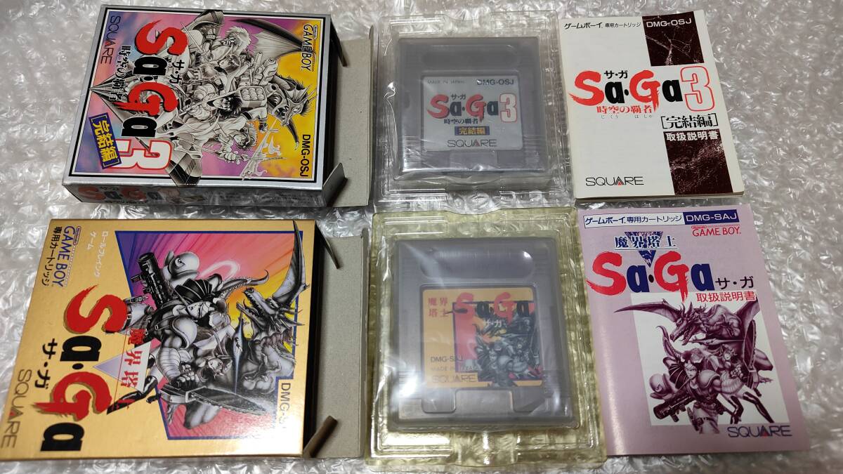 GB レア! 魔界塔士Sa・Ga Sa・Ga3 完結編 時空の覇者 魔界塔士サガ+サガ3 箱説付 ☆美品2本セット☆ GAME BOY ゲームボーイ(ロールプレイング)|売買されたオークション情報、Yahoo!オークション(旧ヤフオク!) の商品情報をアーカイブ公開 - オークファン(aucfan.com) GB レア! 魔界塔士Sa・Ga Sa・Ga3 完結編 時空の覇者 魔界塔士サガ+サガ3 箱説付 ☆美品2本セット☆ GAME BOY ゲームボーイ(ロールプレイング)|売買されたオークション情報、Yahoo!オークション(旧ヤフオク!) の商品情報をアーカイブ公開 - オークファン(aucfan.com)