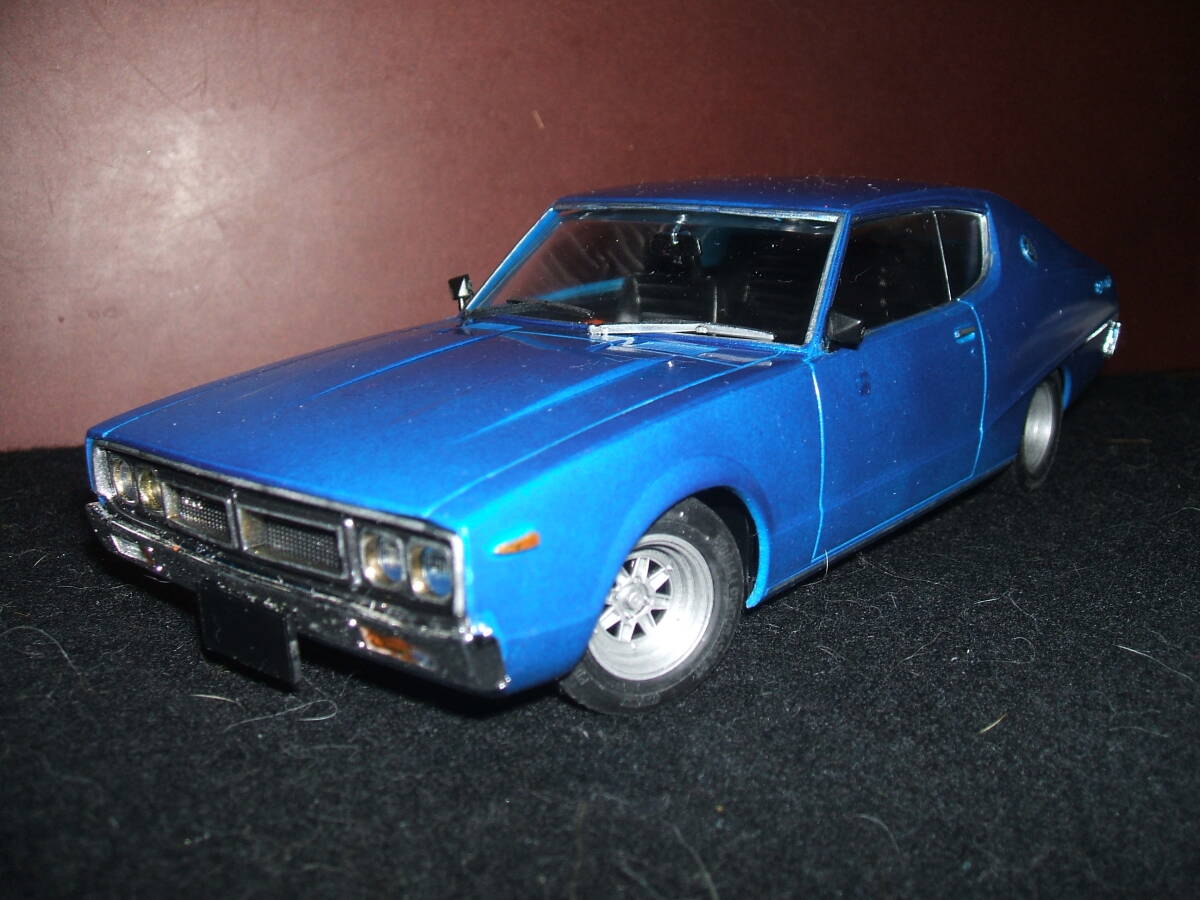 AOSHIMAアオシマ文化教材社1/24日産スカイライン2ドアHT2000GT-X(KGC110)完成品 NISSAN SKYLINE 2DOOR GT-X ニッサンスカGケンメリ