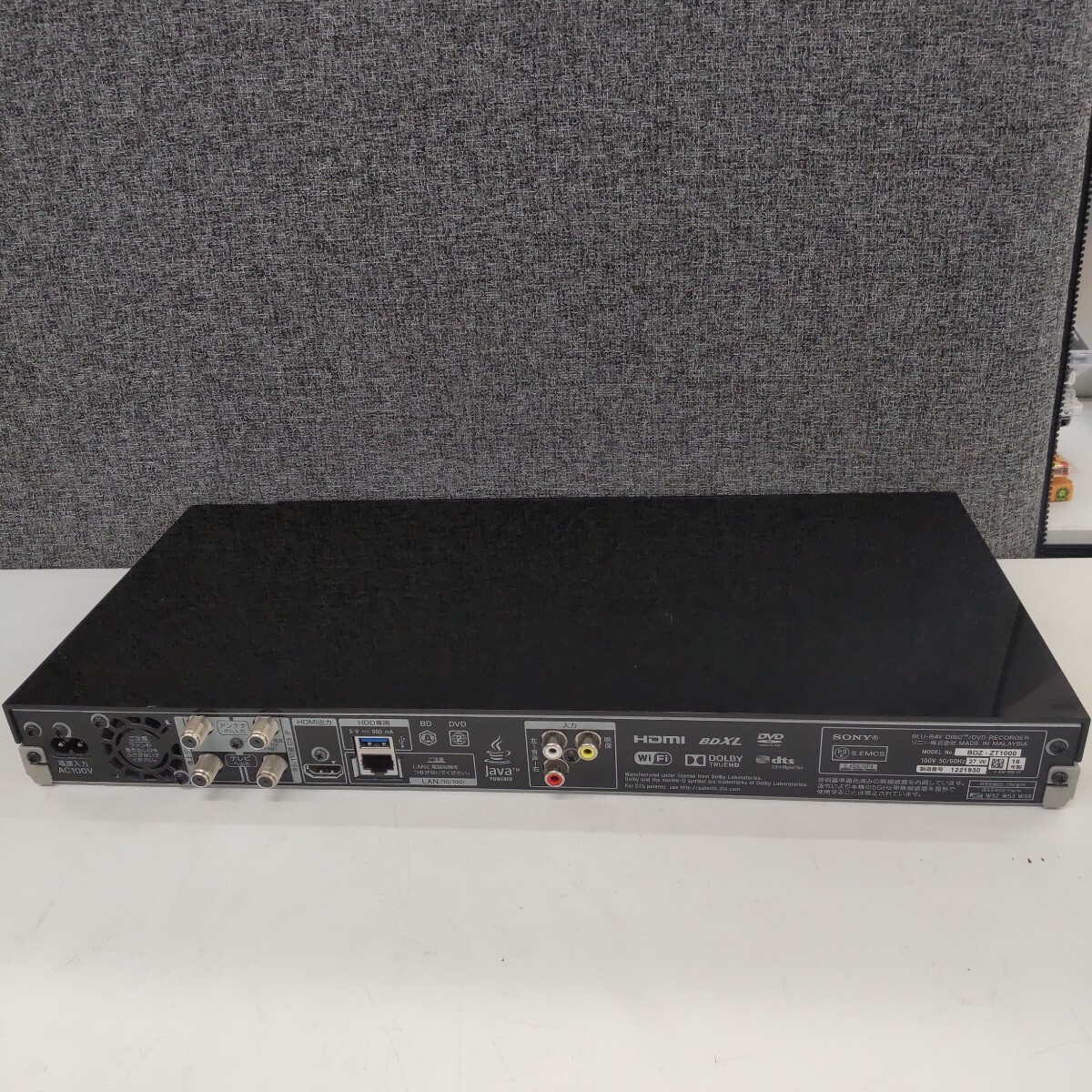 SONY ブルーレイディスクレコーダー BDZ-ZT1000 ブルーレイディスクレコーダー BDZ-ZW1000 (SONY) [修理］ e