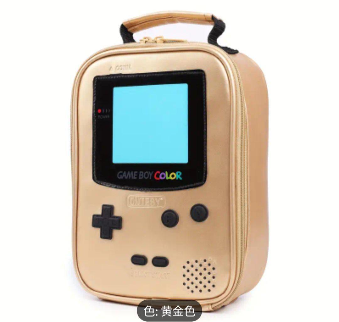 新品　ゲームボーイカラー風(fēng)ランチバッグ　ゴールド　金