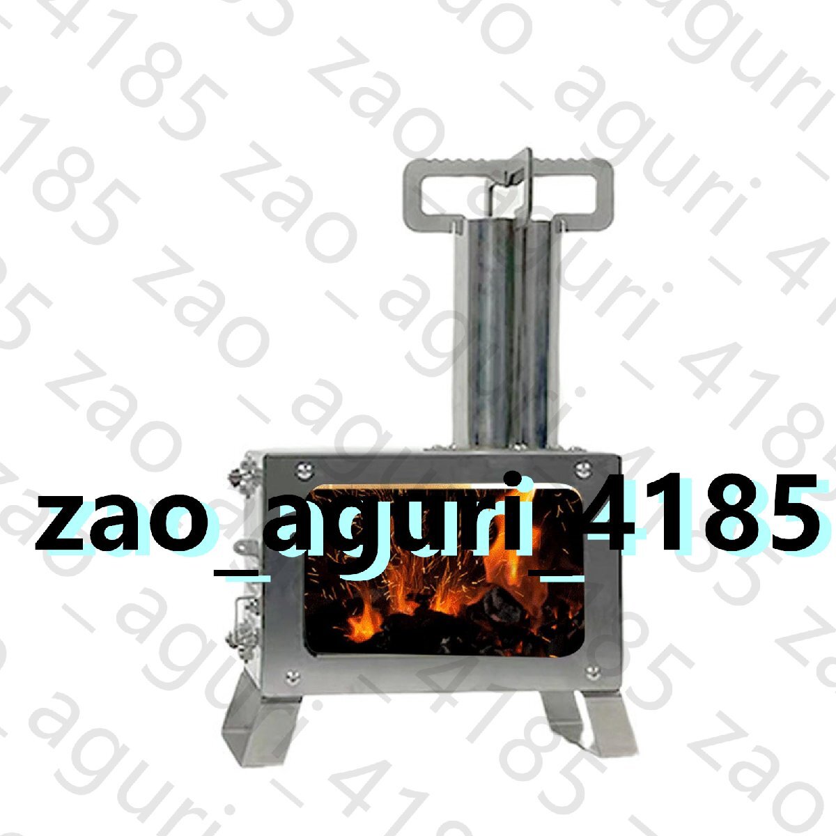 二次燃焼ポータブル暖炉 ミニ薪ストーブ キャンプ 重量はわずか2.5KGです 簡単で柔軟な取り付け キャンプや暖房