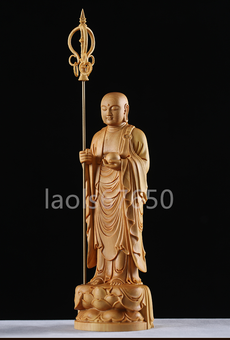地蔵菩薩 菩薩木彫り 仏像彫刻 風水装飾品 個性家具 贈り物 地蔵菩薩 菩薩木彫り 仏像彫刻 風水装飾品 個性家具 贈り物