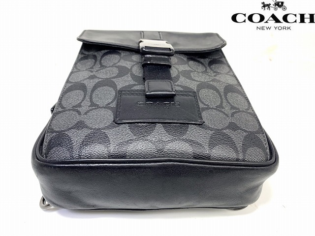  хорошая вещь * бесплатная доставка * Coach мужской COACH грузовик упаковка signature плечо сумка "body" C2711