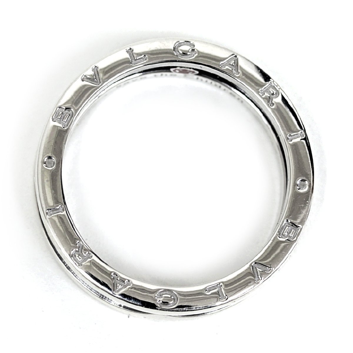 BVLGARI　ブルガリ　セーブザチルドレン　B-ZERO1　ビーゼロワン　リング　指輪　66號　シルバー　ブラックセラミック