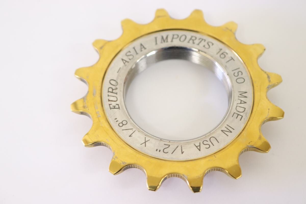 ☆EURO ASIA IMPORTS 16T GOLD MEDAL PRO TRACK COG