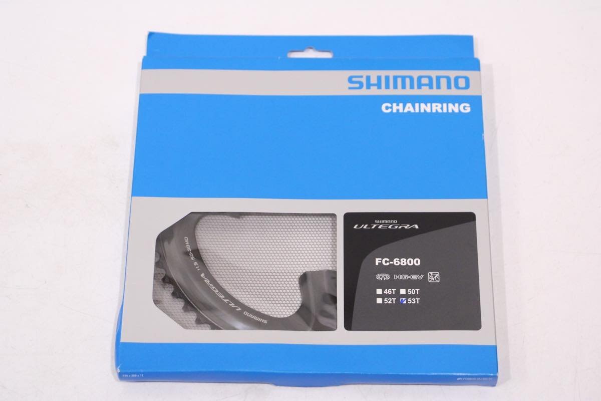 ★SHIMANO シマノ FC-6800 ULTEGRA 53T BCD 110mm 4ARM チェーンリング 未使用品