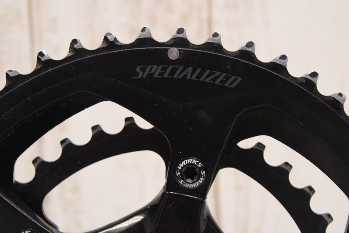 ★SPECIALIZED スペシャライズド S-WORKS 172.5mm 52/36T 2x11s 両足計測パワーメーター カーボンクランクセット BCD:110mm