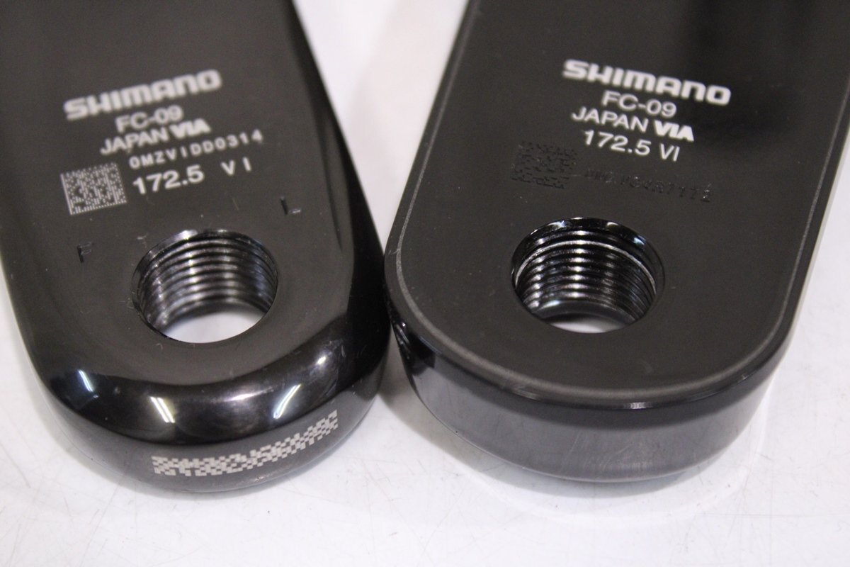★SHIMANO シマノ FC-09 DURA-ACE 172.5mm 52/36T 2x11s クランクセット BCD:110mm 超美品