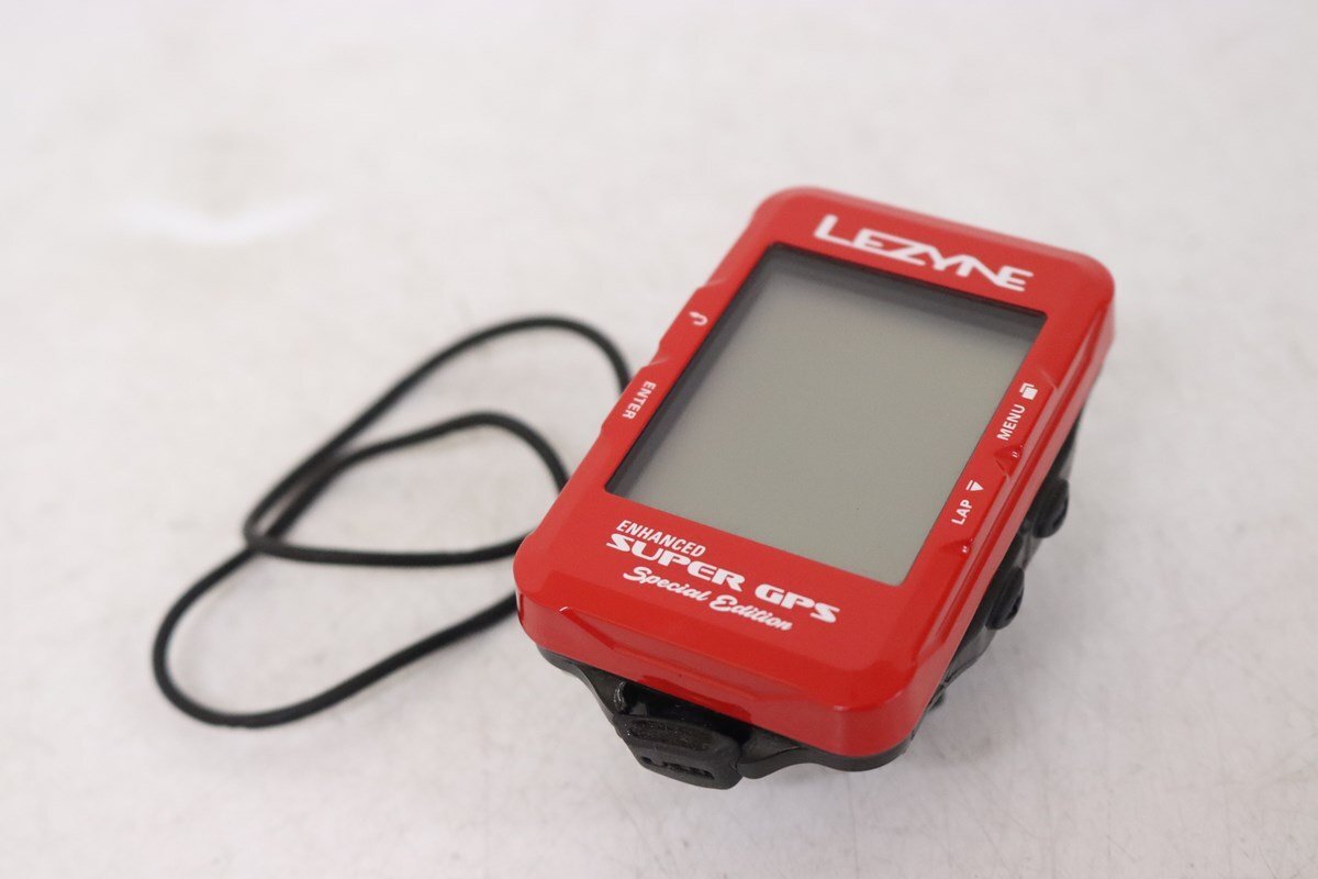 ●LEZYNE レザイン SUPER GPS SPECIAL EDITION 日本語対応 GPSサイクルコンピューター 超美品