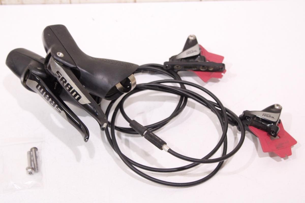 ★SRAM スラム RIVAL 1 機械式変速 油圧ブレーキダブルタップレバー 油圧式ブレーキキャリパー セット