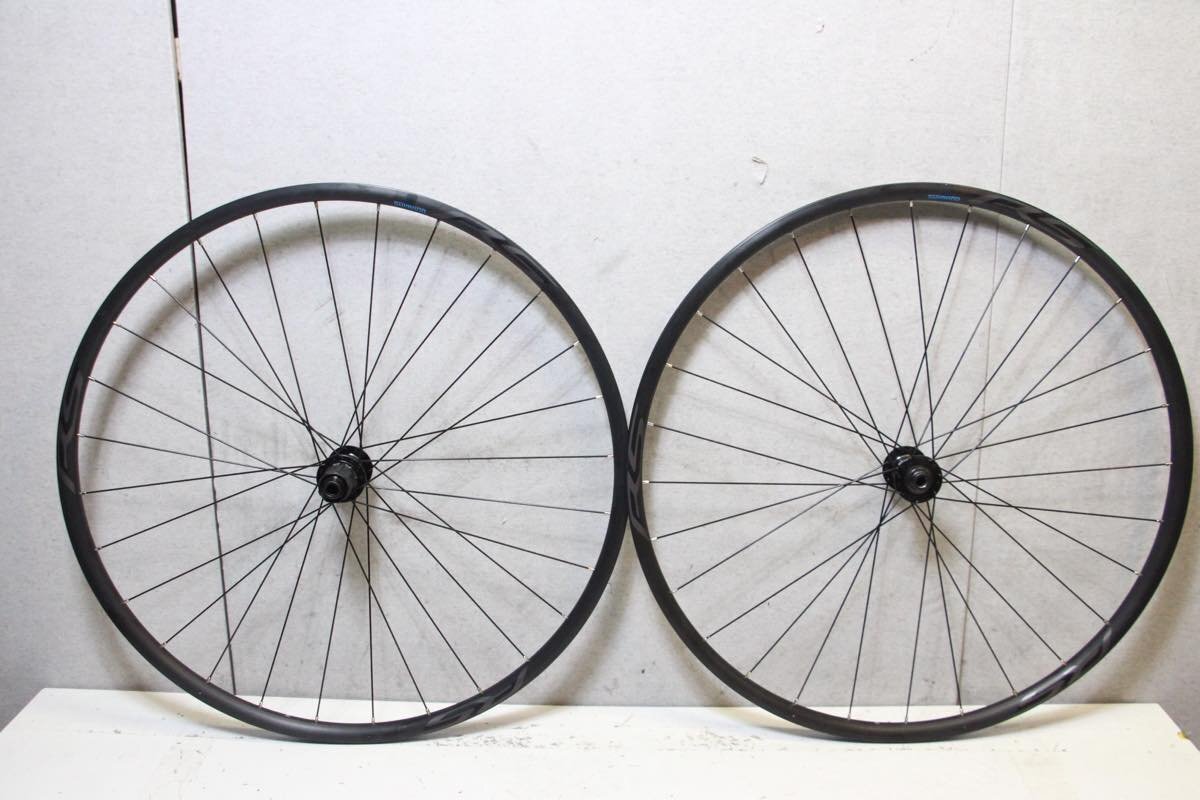 ○SHIMANO シマノ WH-RS171 DISC シマノフリー 11/12s対応 クリンチャー ホイールセット 美品