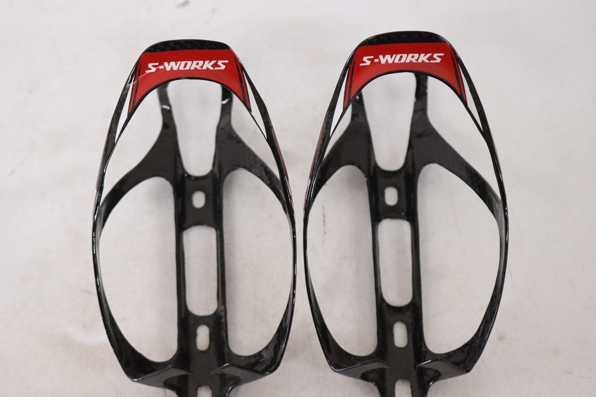 ★SPECIALIZED スペシャライズド S-WORKS RIB CAGE II カーボンボトルケージセット 美品