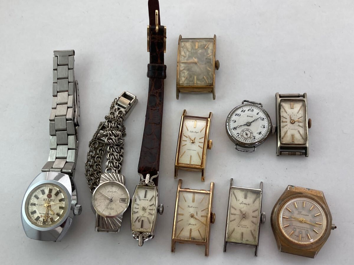 ジャンク品 セイコー レディース　アンティーク 腕時計 ウォッチ　6点まとめ売り ジャンク☆SEIKO セイコー 17 JEWELS 11-3270 レディース 手巻き腕時計