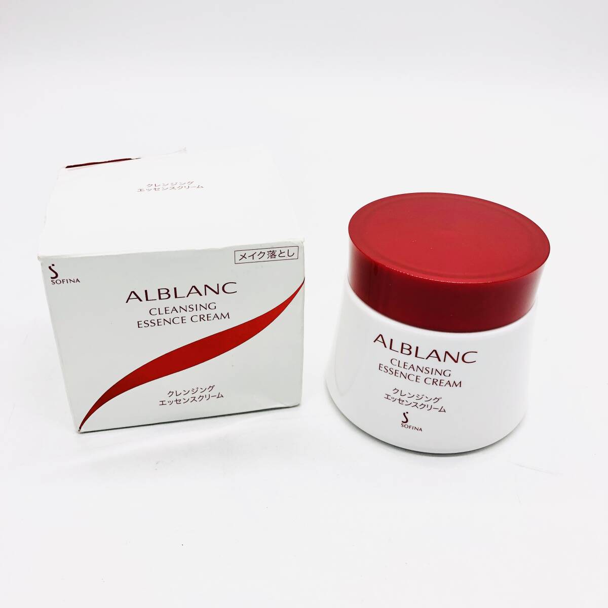 【未使用品】ALBLANC アルブラン ソフィーナ クレンジング エッセンス クリーム 220g メイク落とし 洗い流し専用 花王 箱付 / io-2706-sw