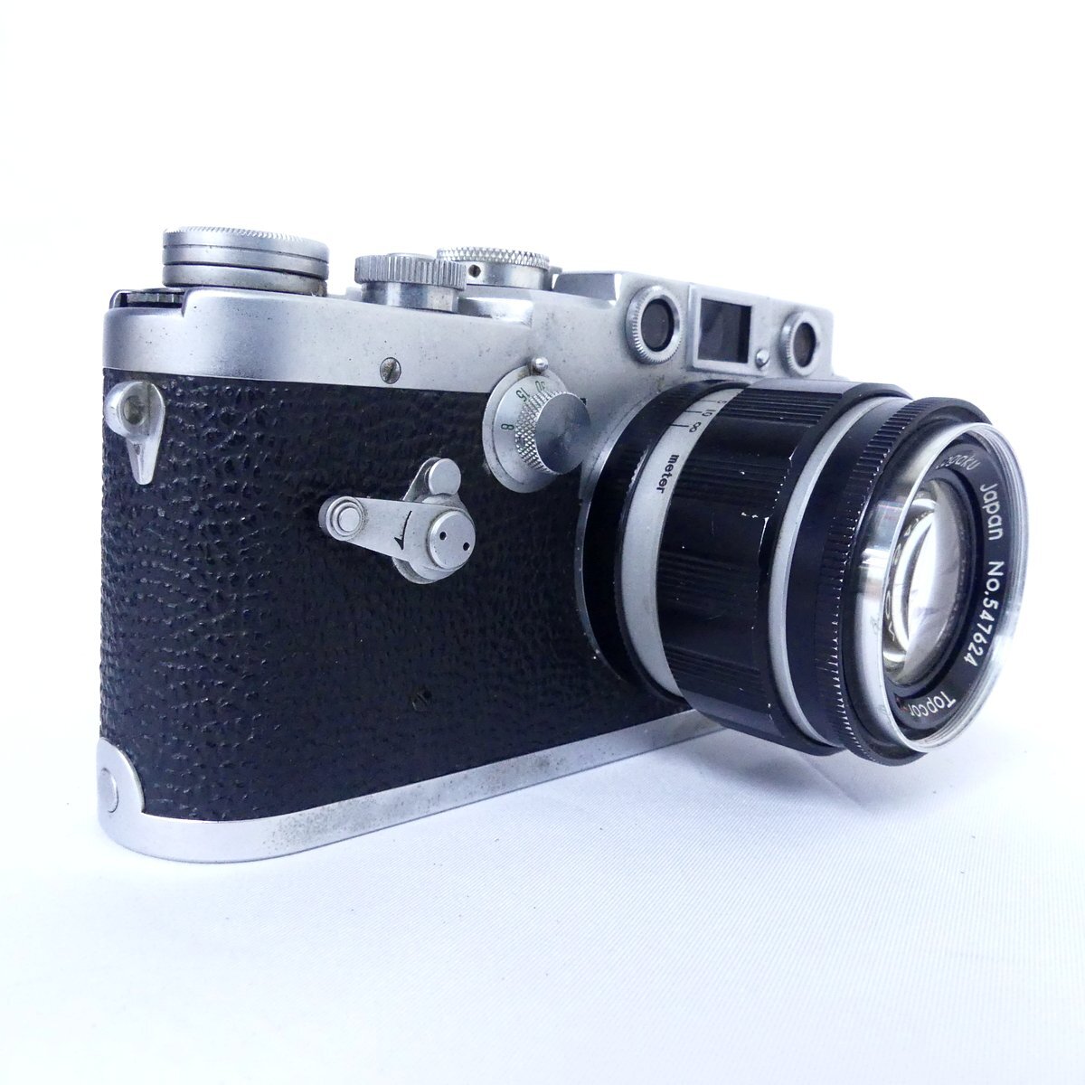 Leotax レオタックス + 東京光学 Topcor-S 5cm f2 レンジファインダー