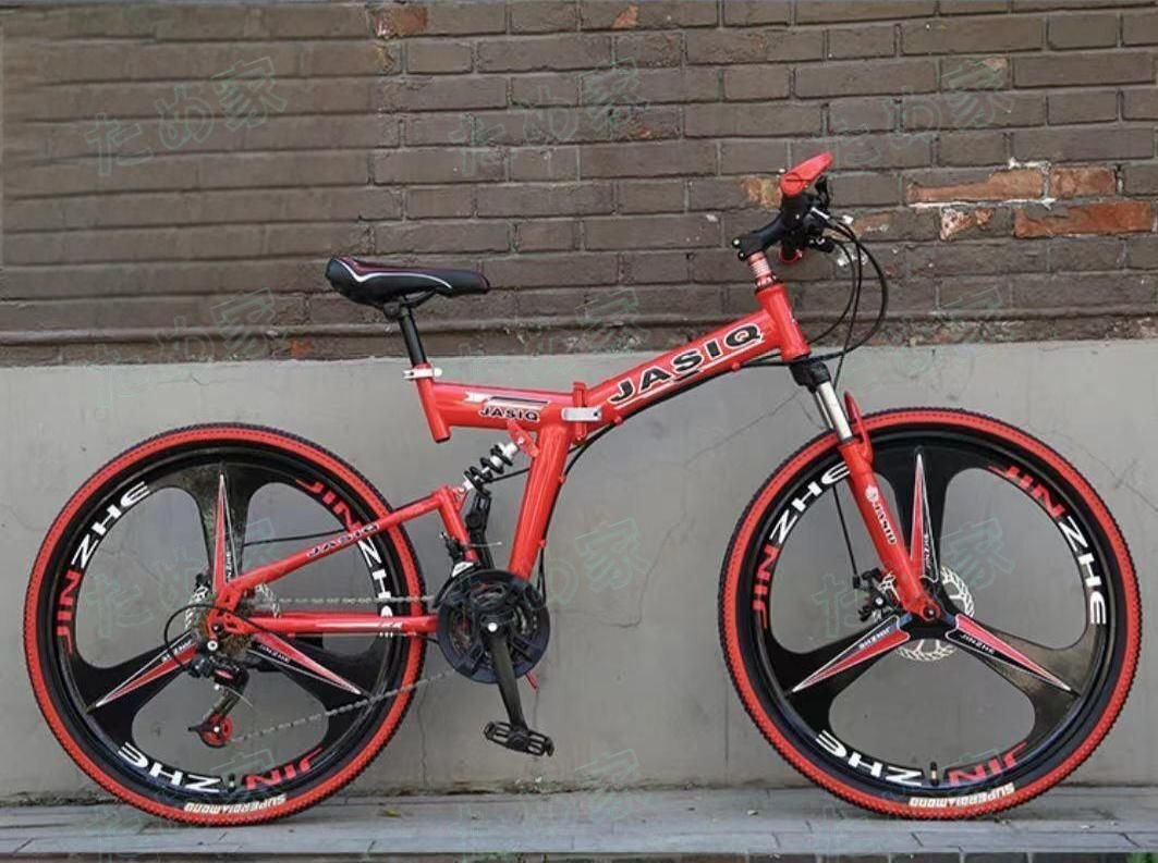 JASIQ 折りたたみマウンテンバイク 赤 【公式通販】