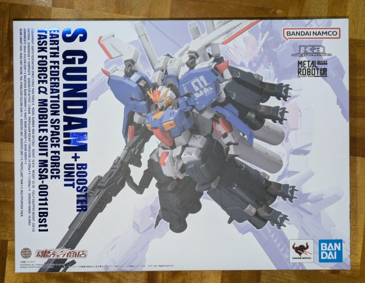 バンダイ METAL ROBOT魂 Sガンダム ブースターユニット装着型＆ゼータ