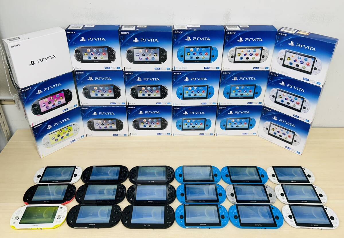 SONY PS Vita PCH 2000 18台 初期化済み 箱付き まとめ売り D-42