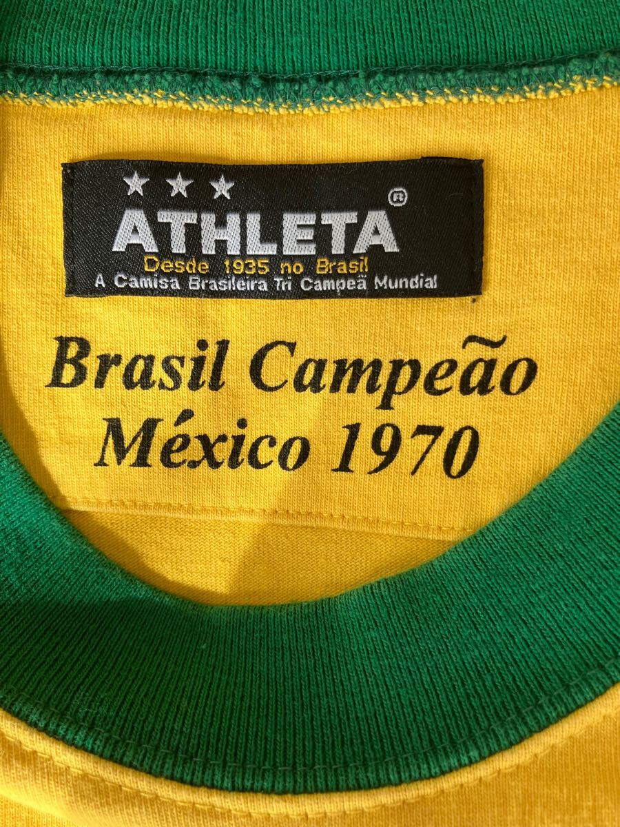 アスレタ製 ブラジル代表 1958 #10 ペレ 復刻 ユニフォーム? シャツ?