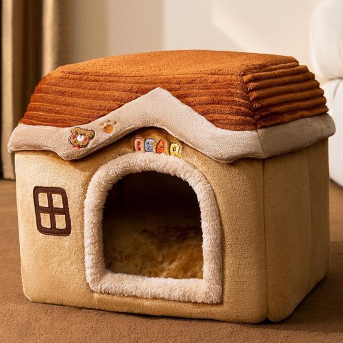人気品貓ハウス ドーム型 犬 貓 ペットベット 冬用 クッション 2way 犬ベット 貓ベッド 洗える 冬 おしゃれ 犬用品 貓用品 ペット用品