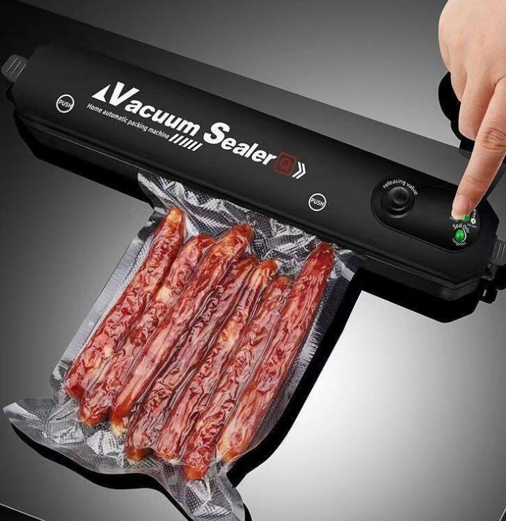 人気品真空パック機(jī)　干濕対応　自動(dòng)式　脫気シーラー　ロール　真空袋10枚付き