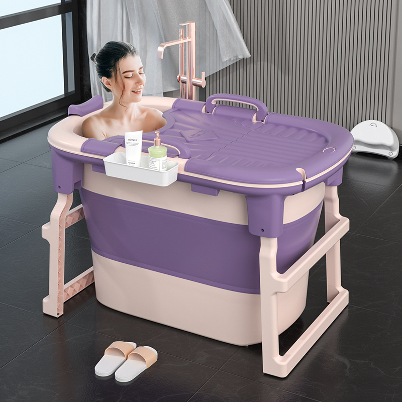人気品【ケーリーフショップ】ポータブルバスタブ スパ浴槽 ポータブル浴槽 折り畳み浴槽お風呂コンパクトバスタブ家庭用大人子供 プール