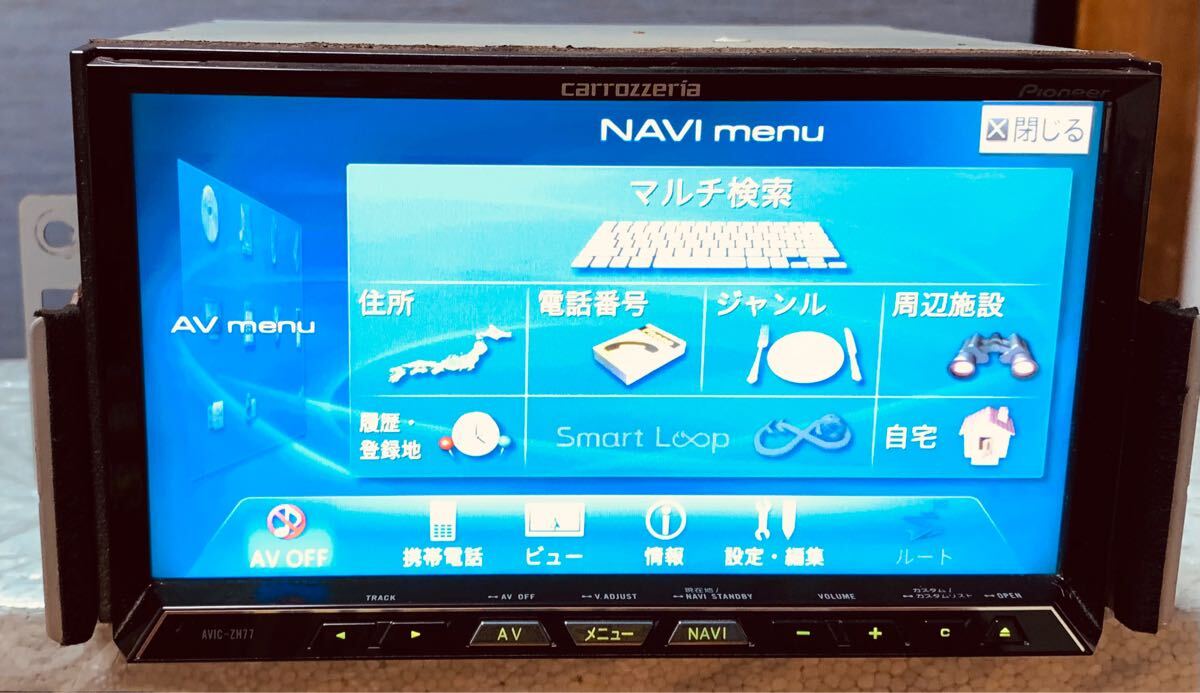 Pioneer Carozzeria AVIC-ZH77 Memory Navi * карта данные 2018 год производства *A-177