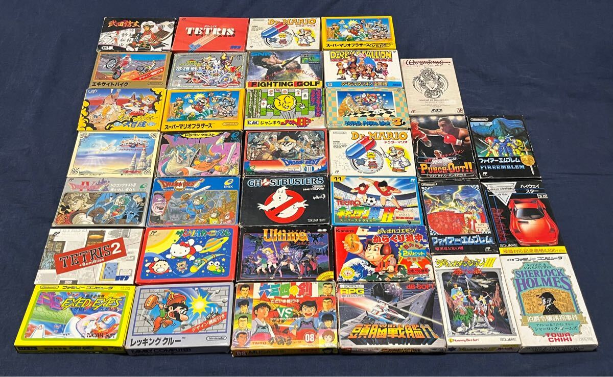 ファミコン カセットセット 42タイトル スーパーマリオ ドラクエ