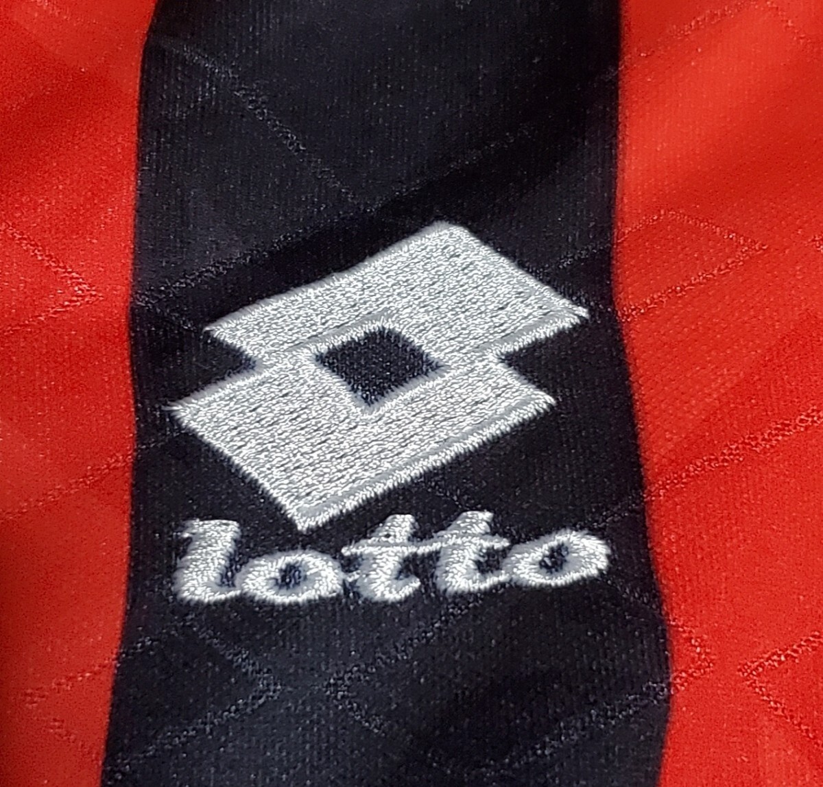 値下交渉 1993-94 セリエA 3連覇 ACミラン 長袖 Lotto MADE IN 値下交渉 1993-94 セリエA 3連覇 ACミラン 長袖 Lotto MADE IN