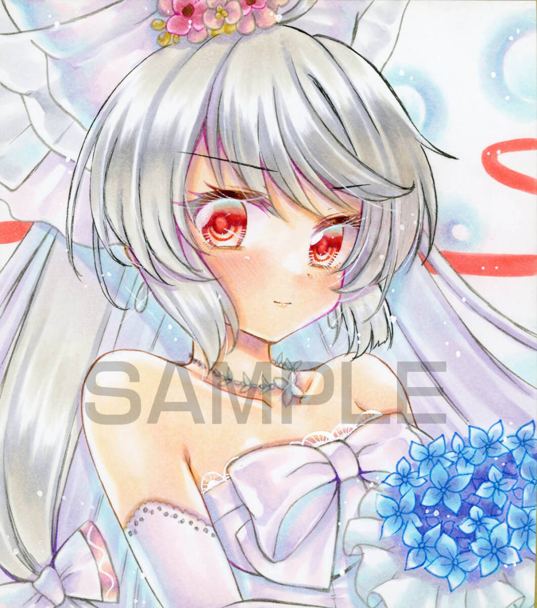 再出品】手描きイラスト□東方Project□藤原妹紅□A5|手描き 再出品】手描きイラスト□東方Project□藤原妹紅□A5|手描き