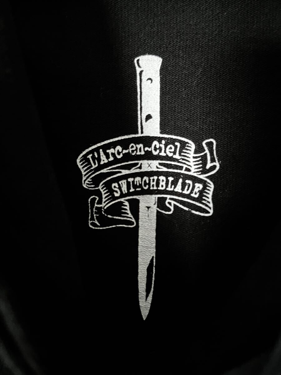 HYDE着 送料込み L'Arc~en~Ciel SWITCHBLADE コラボ パーカー HYDE着 送料込み L'Arc~en~Ciel SWITCHBLADE コラボ パーカー